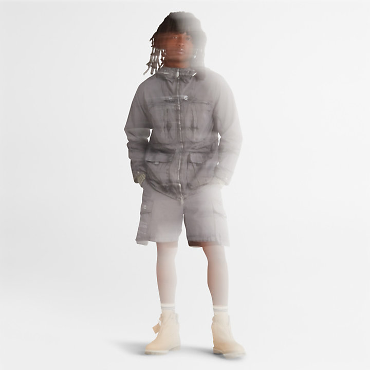 Parka Timberland® x A-COLD-WALL* Future73 Hunting Unisex in grigio scuro-