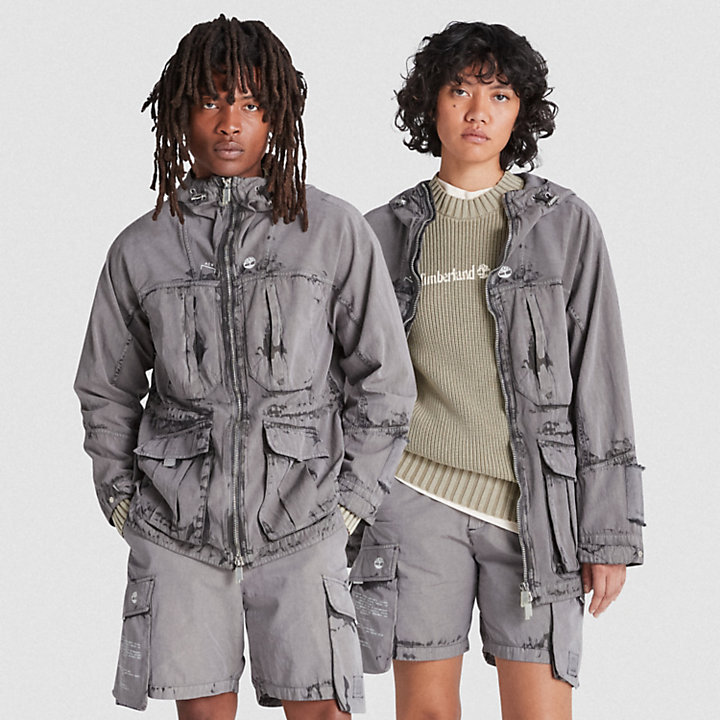 Unisex Timberland® x A-COLD-WALL* Future73 Hunting Parka in Dunkelgrau-
