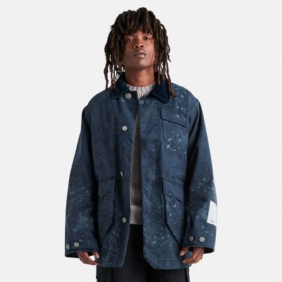 All Gender Timberland® x A-COLD-WALL* Chore Jacket in Navy | Timberland
