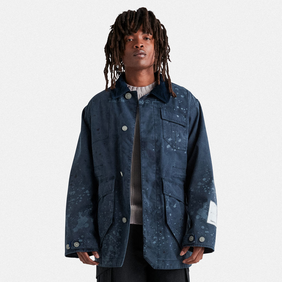 All Gender Timberland X A-cold-wall* Chore Jacket In Navy Navy Unisex