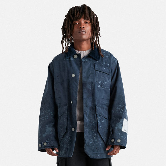 All Gender Timberland® x A-COLD-WALL* Chore Jacket in Navy | Timberland