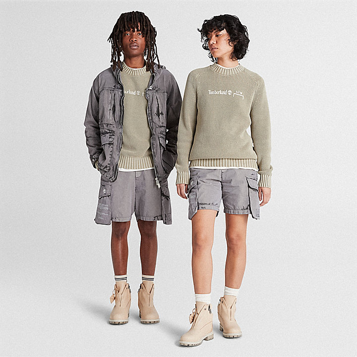 Unisex Timberland® x A-COLD-WALL* Future73 Strickpullover in Beige