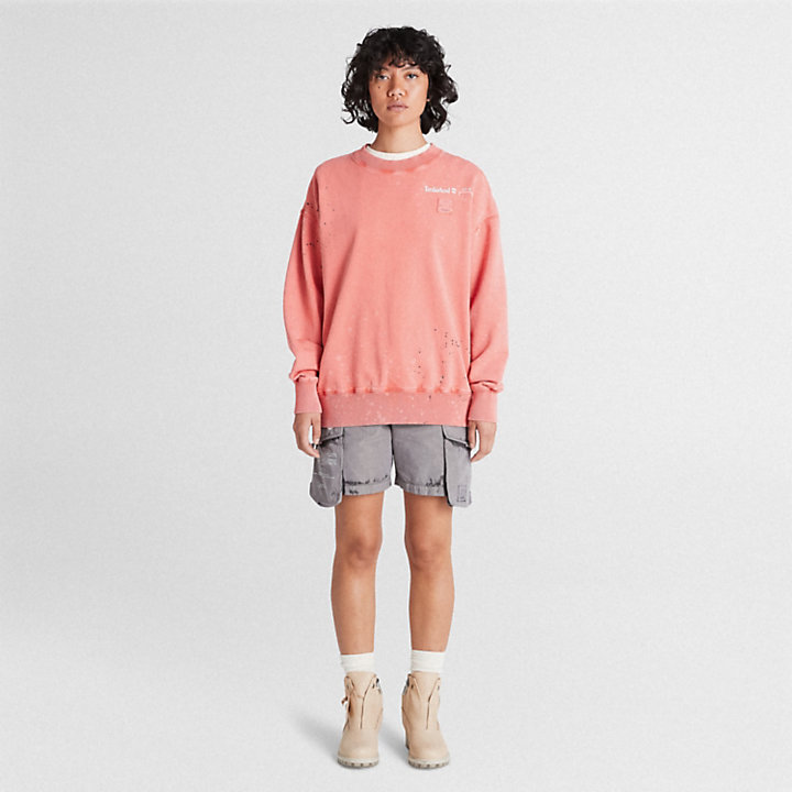 All Gender Timberland® x A-COLD-WALL* Future73 Crewneck Sweatshirt in Orange-
