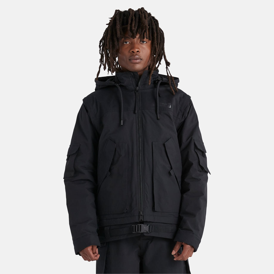 Timberland X Humberto Leon 5-in-1 Jacket In Black Black Unisex, Size M