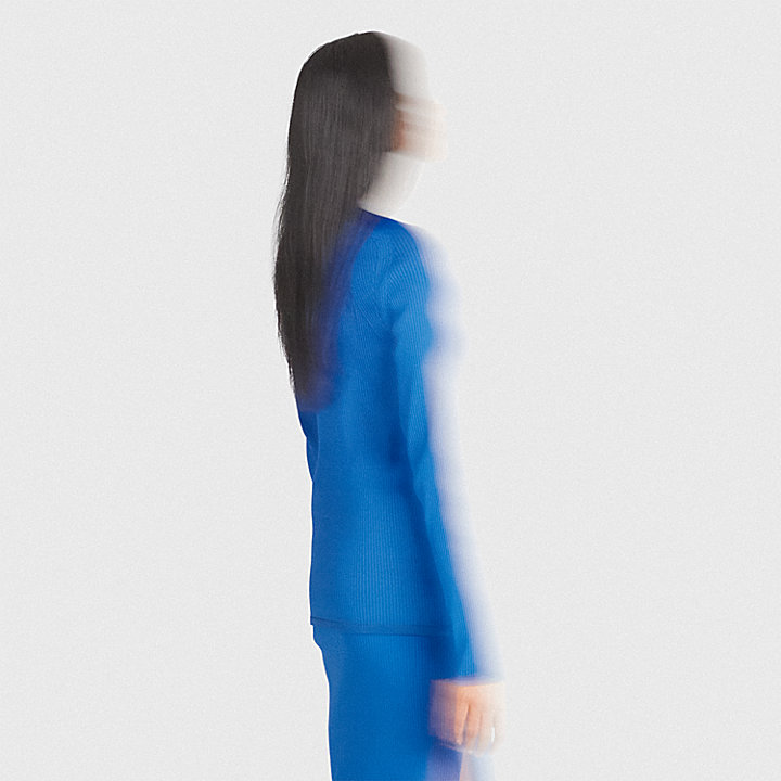 Camiseta interior de punto Timberland® x Suzanne Oude Hengel Future73 para mujer en azul