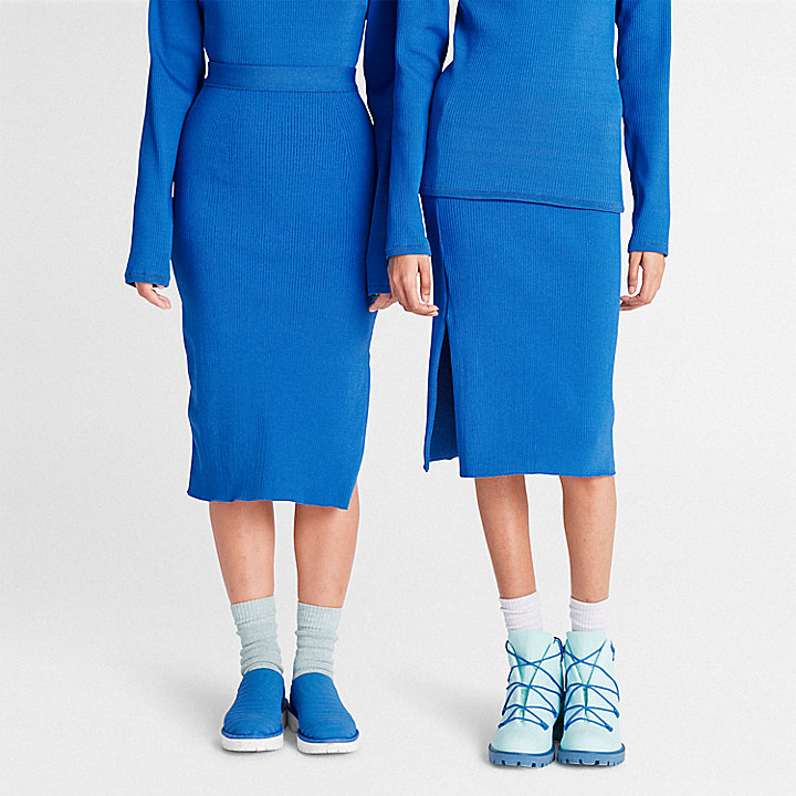 Falda de punto Timberland® x Suzanne Oude Hengel Future73 para mujer en azul