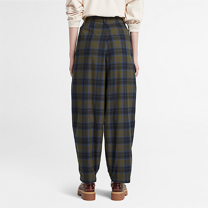 Plaid Trousers for Women in Green | Timberland