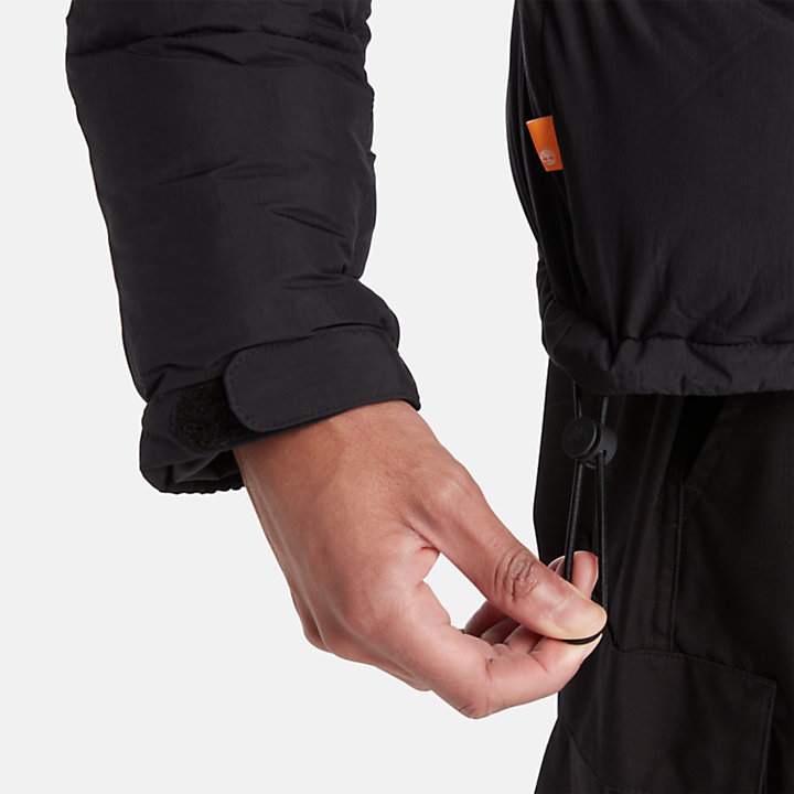 Outdoor Archive Puffer Jacket for Men in Black-