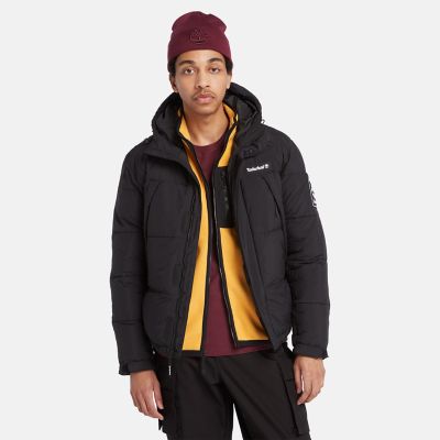 Timberland Outdoor Archive Puffer Jacket For Men In Black Black