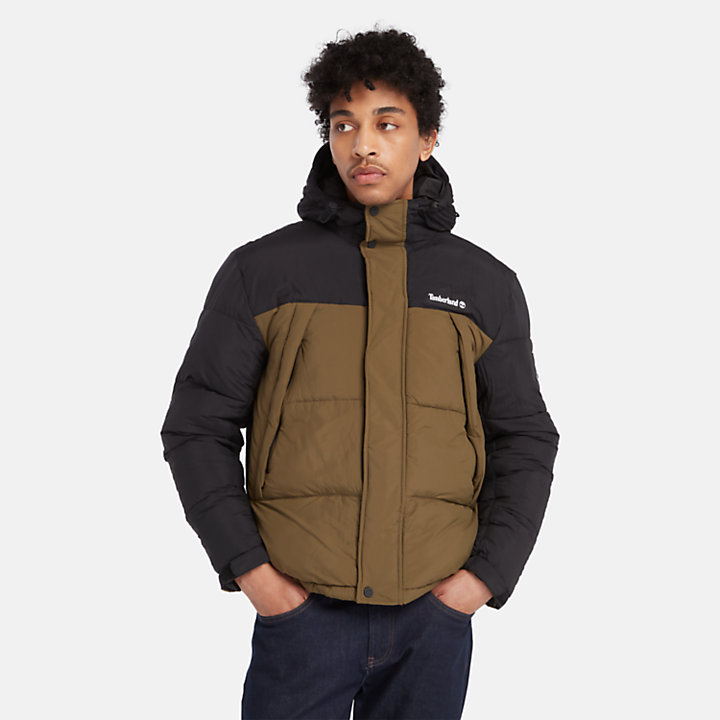 Outdoor Archive Puffer Jacket for Men in Green-