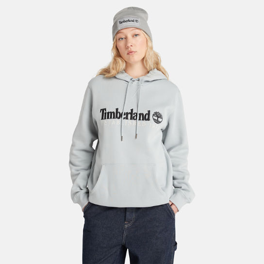 Timberland® 50th Anniversary Hoodie Sweatshirt in Light Grey | Timberland