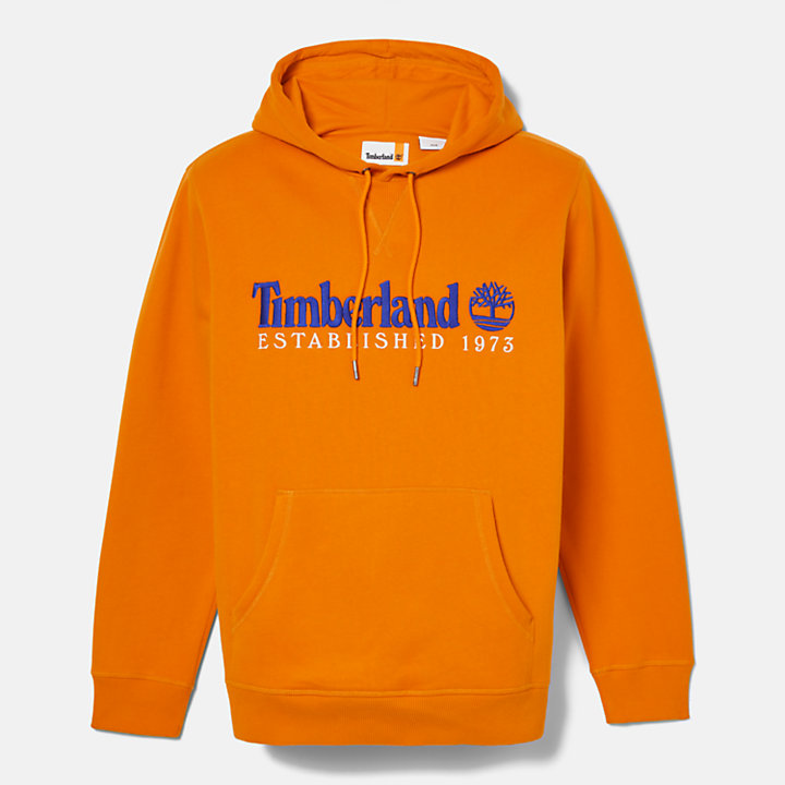 Felpa con Cappuccio Timberland® 50th Anniversary in arancione-
