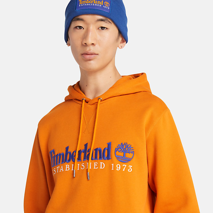 Sweat à capuche Timberland® 50e anniversaire en orange-