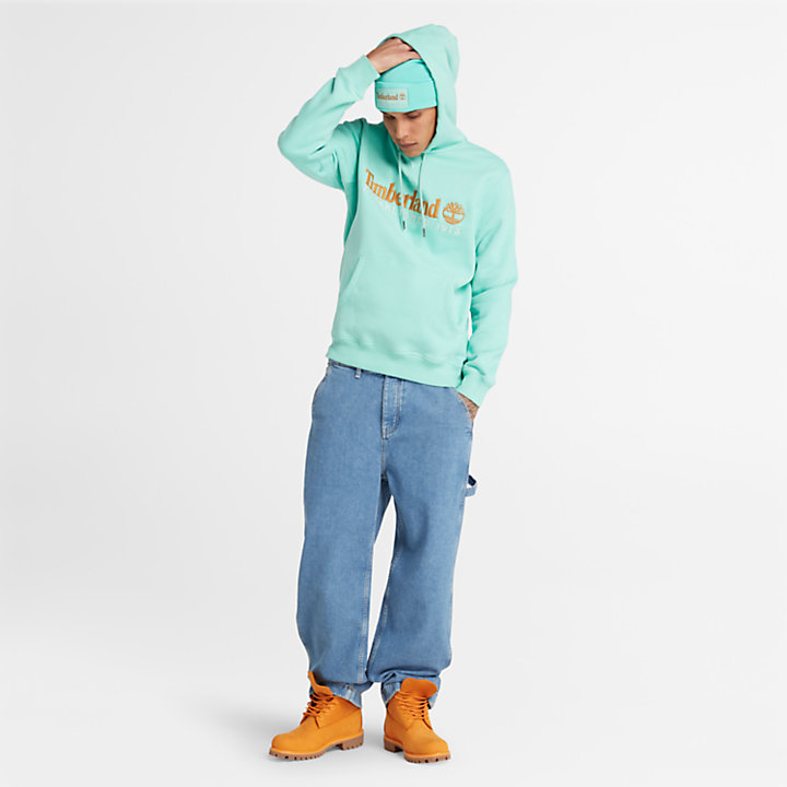 Timberland® 50th Anniversary Hoodie Sweatshirt in Teal-