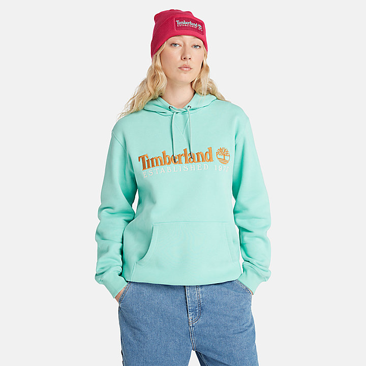 Timberland® 50th Anniversary Hoodie Sweatshirt in Teal