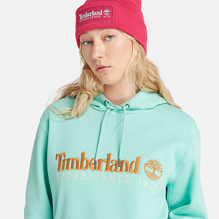 Timberland® 50th Anniversary Hoodie Sweatshirt in Teal