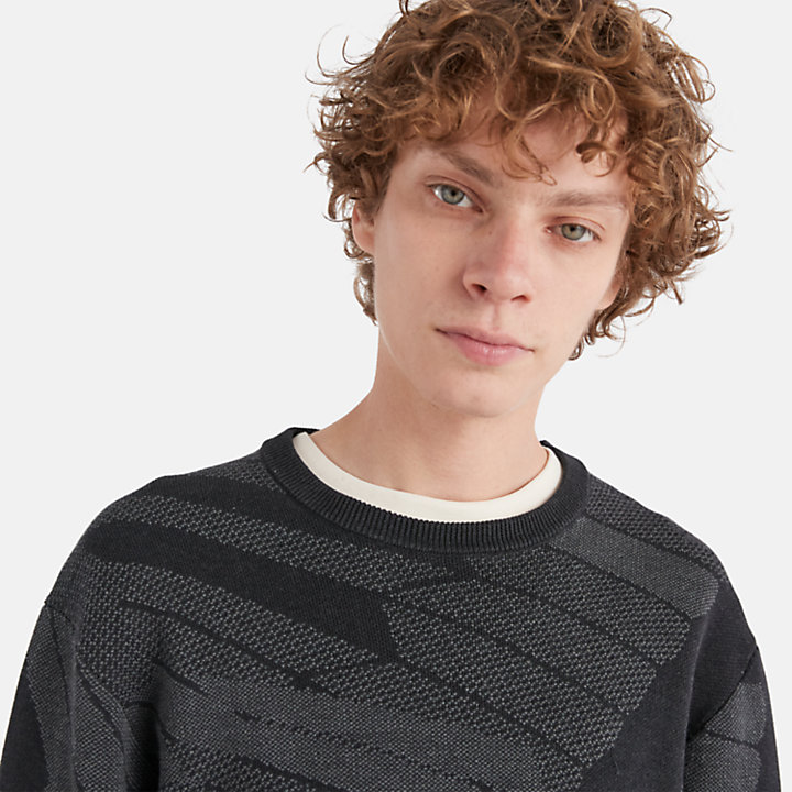 Timberland® x Raeburn Knit Crewneck Sweatshirt in Grey | Timberland