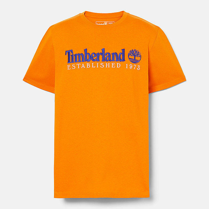 Est. 1973 Crew T-Shirt for Men in Orange