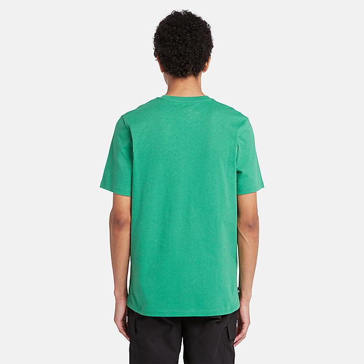 T-shirt de Gola Redonda Est. 1973 para Homem em verde