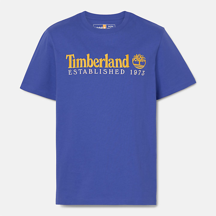 Est. 1973 Crew T-Shirt für Herren in Blau-