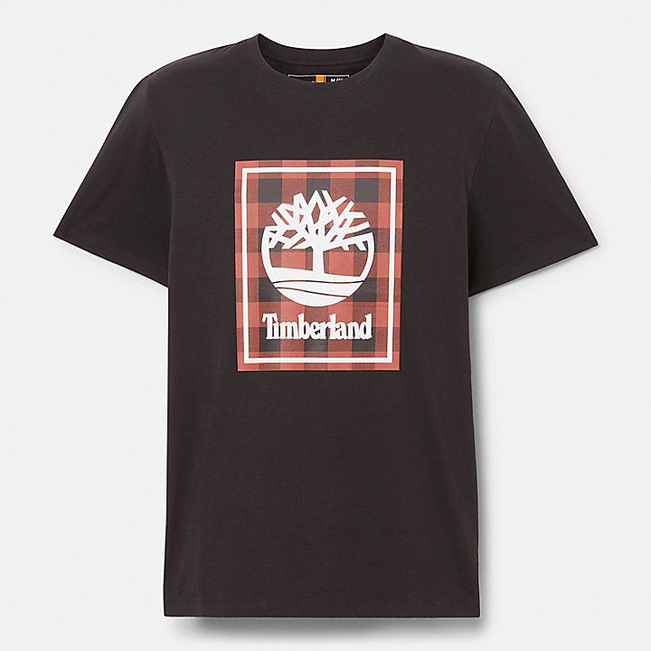 Short Sleeve Buffalo T-Shirt for Men in Black | Timberland