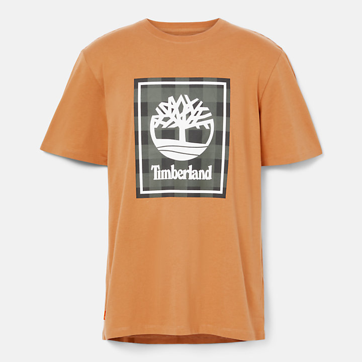 Short Sleeve Buffalo T-Shirt for Men in Yellow | Timberland