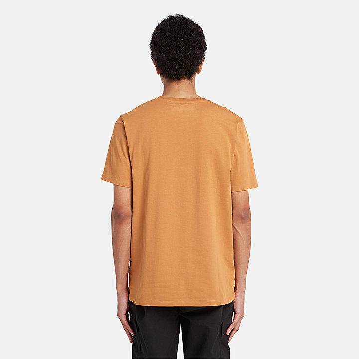 T-shirt à manches courtes Buffalo pour homme en jaune