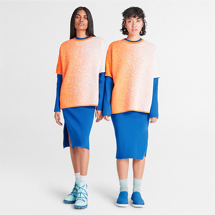 Timberland® x Suzanne Oude Hengel Future73 SS Knit Tee for Women in Orange-