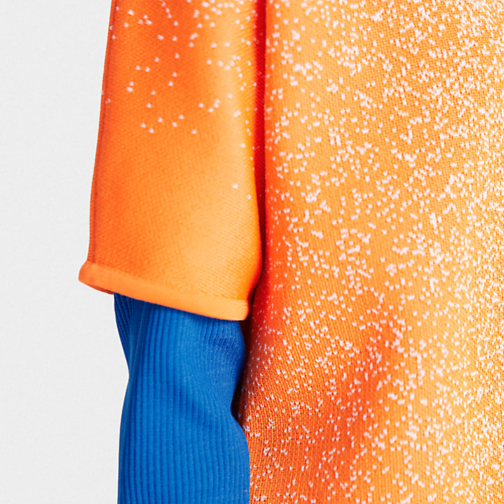 Timberland® x Suzanne Oude Hengel Future73 Gebreid T-shirt voor dames in oranje-