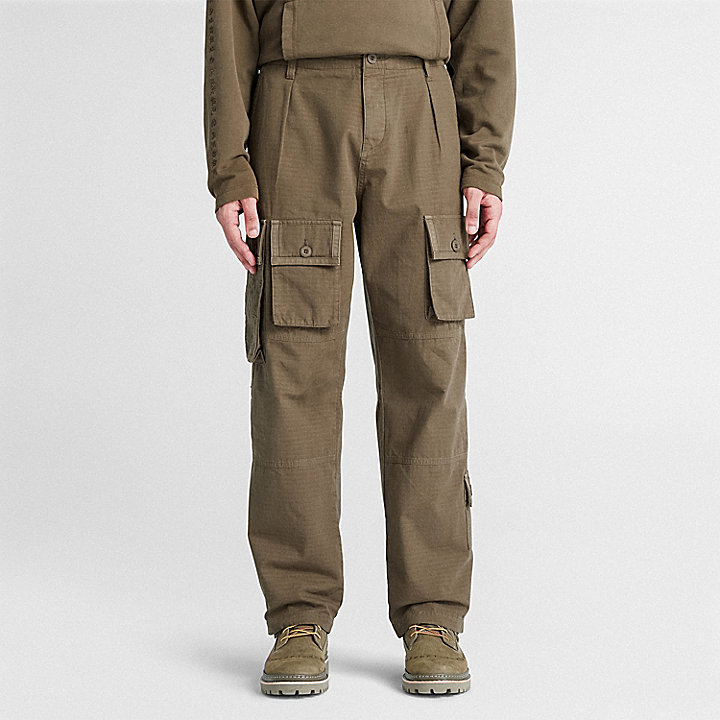 Pantaloni Cargo Timberland® x CLOT Future73 All Gender in verde scuro