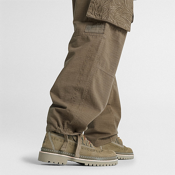 All Gender Timberland® x CLOT Future73 Cargo Trousers in Dark Green
