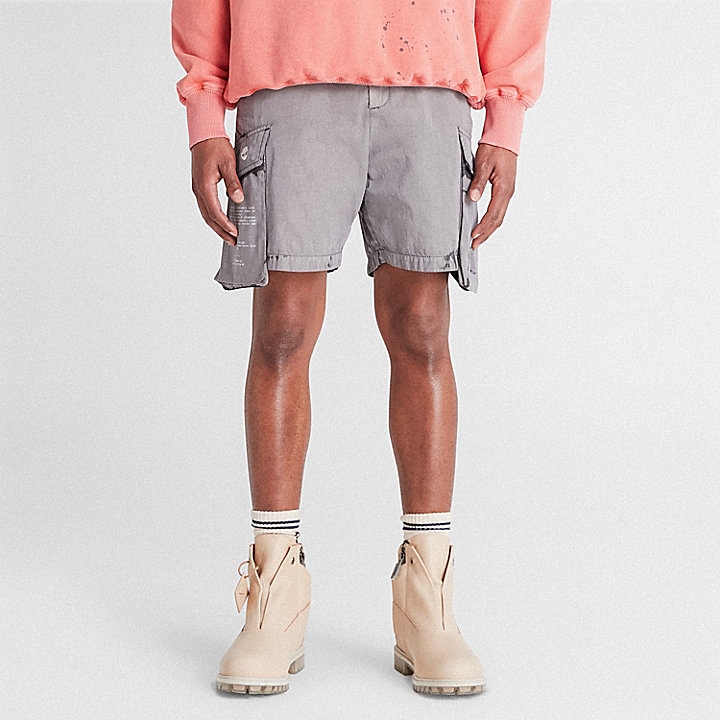 All Gender Timberland® x A-COLD-WALL* Future73 Cargo Shorts in Dark Grey