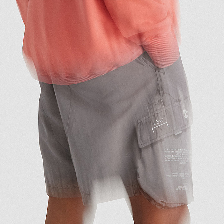 All Gender Timberland® x A-COLD-WALL* Future73 Cargo Shorts in Dark Grey