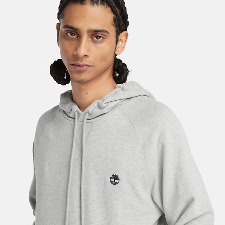 Exeter River Hoodie Sweatshirt for Men in Grey-