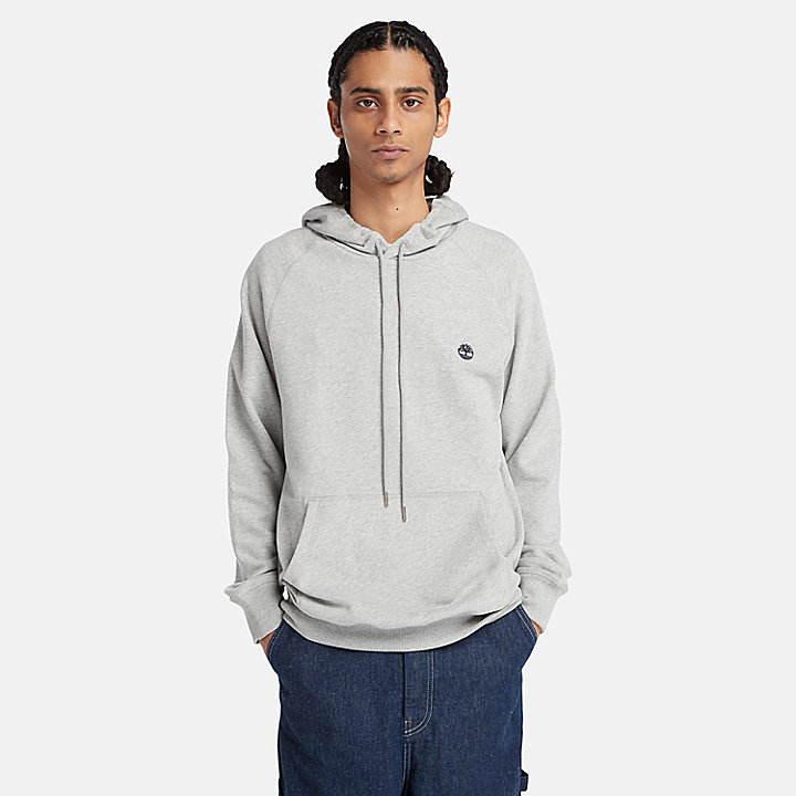 Exeter River Hoodie Sweatshirt for Men in Grey