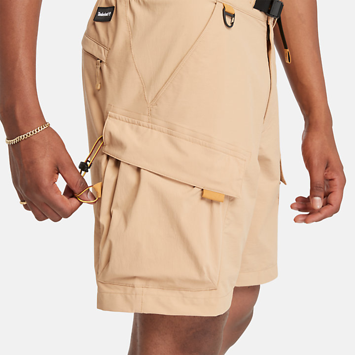 Stretch Quick-Dry Wind Resistant Shorts for Men in Yellow-
