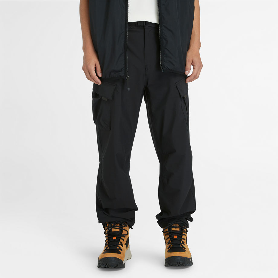 Timberland Motion Stretch Trousers For Men In Black Black