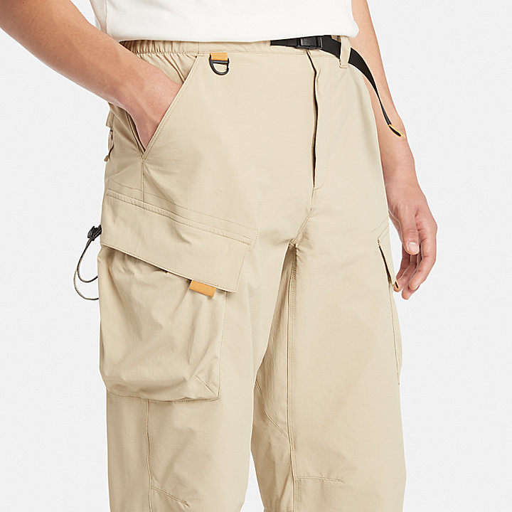 Motion Stretch Trousers for Men in Beige