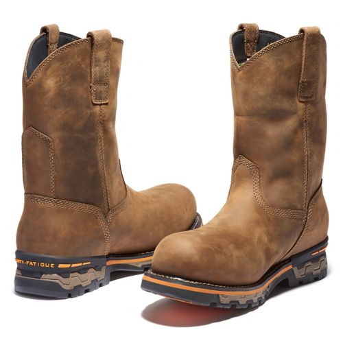 Tranvía Centro comercial Paralizar Men's Timberland PRO® AG Boss Alloy Toe Pull-On Work Boots | Timberland CA  Store