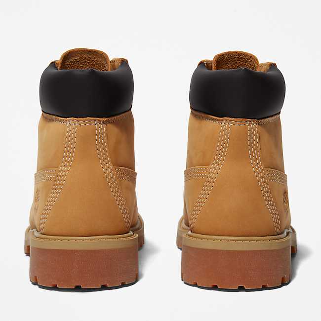 Youth Premium 6-Inch Waterproof Boots Wheat | Timberland US