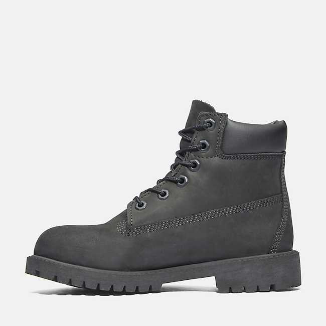 Junior Premium 6-Inch Waterproof Boots Black | Timberland US