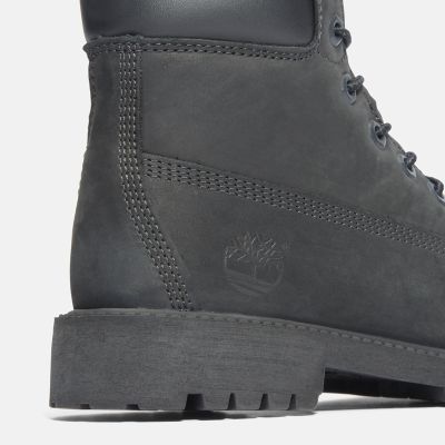 premium 6 inch boot for juniors in black