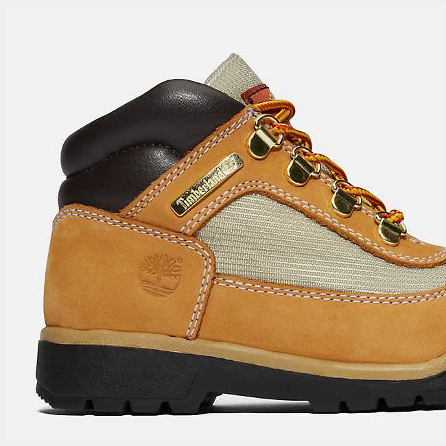 Youth Field Boots in Wheat Nubuck Leather | Timberland US