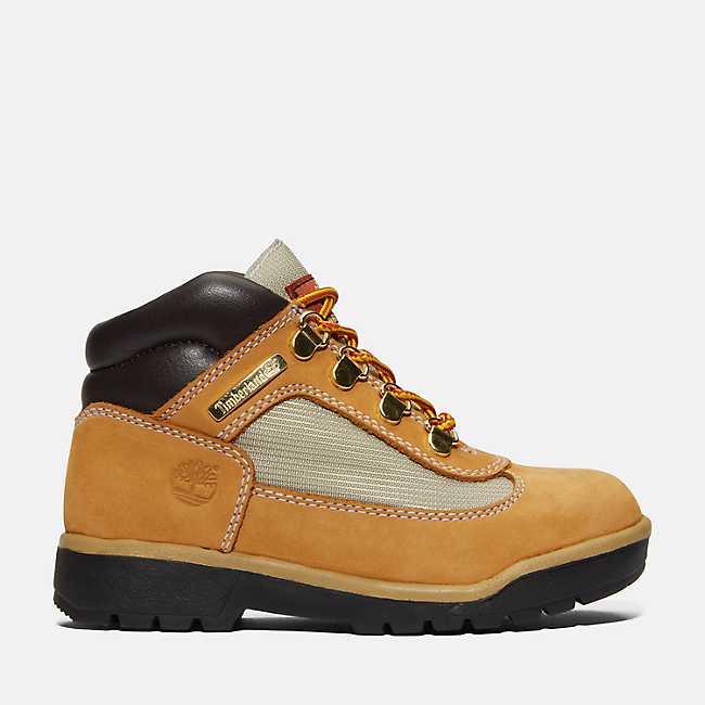 Youth Field Boots in Wheat Nubuck Leather | Timberland US