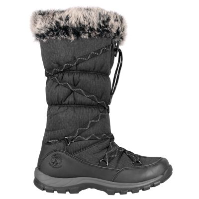 black timberlands womens with fur