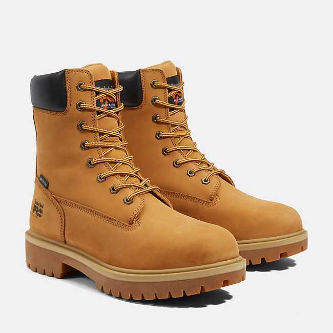 Timberland PRO Men´s Direct Attach 8 Steel Toe Boot，Wheat，12 W-