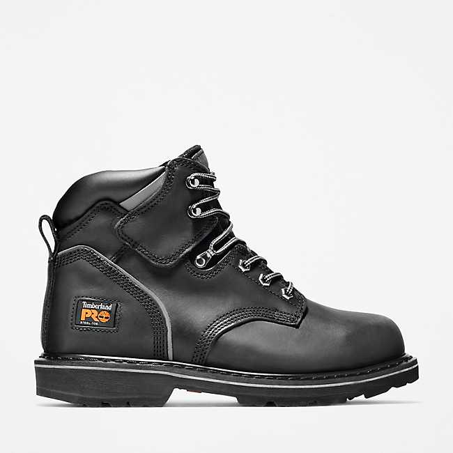 Timberland PRO Men´s Pitboss 6 Steel Toe Boot， Black ，  EE   Wide