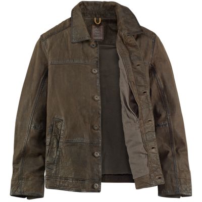 timberland tenon leather jacket