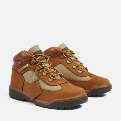 Youth Leather/Fabric Mid Field Boots