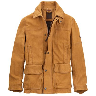 Men's Mount Lincoln Leather Barn Jacket | Timberland US Store